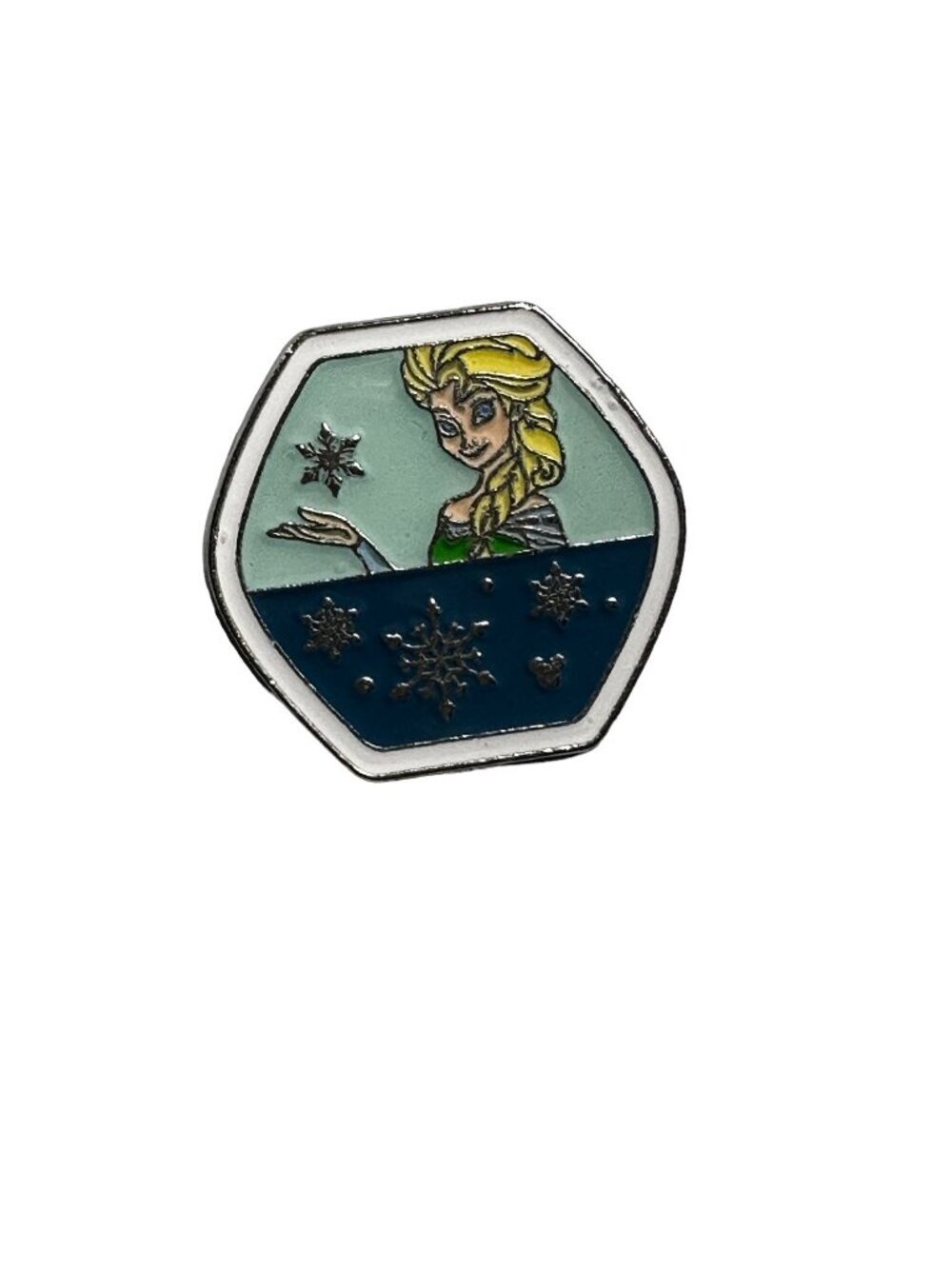 Disney Elsa Trading Pin Frozen Carousel Hidden Mickey Lapel Pin Brooch Badge Pin